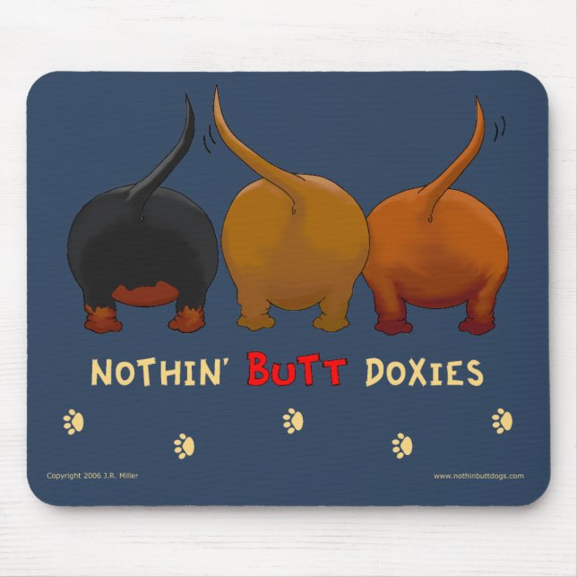 Alfombrilla De Ratón Nada empalma a los Doxies Mousepad (Frente)