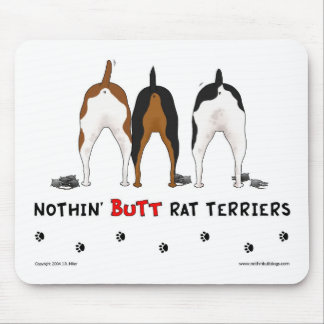 Alfombrilla De Ratón Nada empalma a los terrieres de rata Mousepad