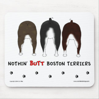 Alfombrilla De Ratón Nada empalma a los terrieres Mousepad de Boston