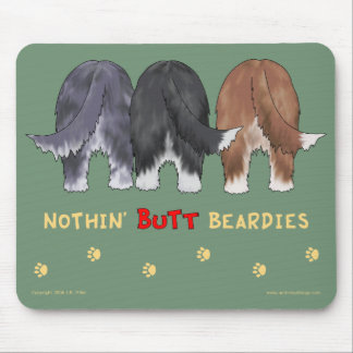 Alfombrilla De Ratón Nada empalma Beardies Mousepad