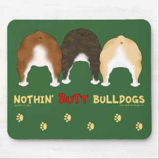 Alfombrilla De Ratón Nada empalma bulldoges
