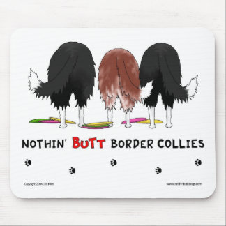 Alfombrilla De Ratón Nada empalma los borderes collies Mousepad