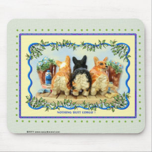 Alfombrilla De Ratón Nada empalma los Corgis Mousepad