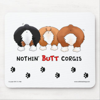 Alfombrilla De Ratón Nada empalma los Corgis Mousepad