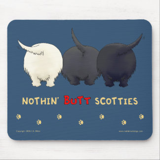Alfombrilla De Ratón Nada empalma los escoceses Mousepad