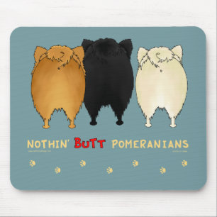 Alfombrilla De Ratón Nada empalma Pomeranians Mousepad