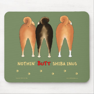 Alfombrilla De Ratón Nada empalma Shiba Inus Mousepad
