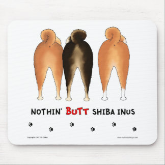 Alfombrilla De Ratón Nada empalma Shiba Inus Mousepad