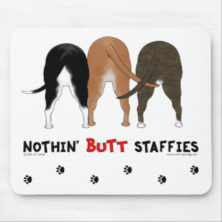 Alfombrilla De Ratón Nada empalma Staffies