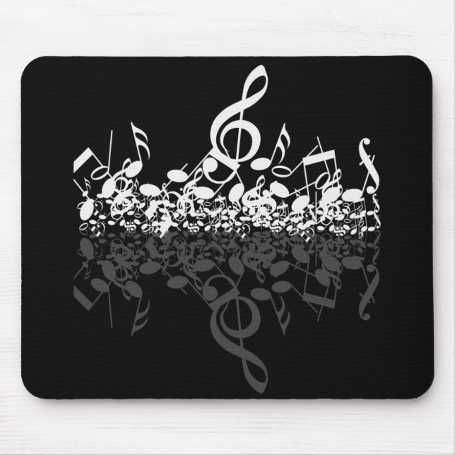 Alfombrilla De Ratón Nada, pero Treble Black Mouse Pad (Frente)