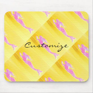 Alfombrilla De Ratón nadar en las comadronas rosadas subacuáticas