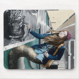 Alfombrilla De Ratón Naga Explorando Mundo Viajes Fantasía Arte Mousepa