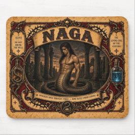 Alfombrilla De Ratón Naga, Monstruo de Circo Antiguo