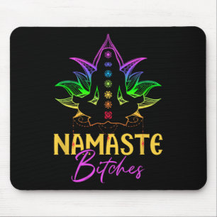 Alfombrilla De Ratón Namaste Chicas Sarcasmo Espiritual Zen Amante Del