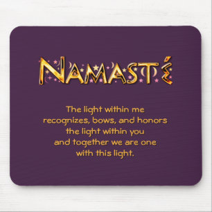 Alfombrilla De Ratón Namasté Mouse Pad