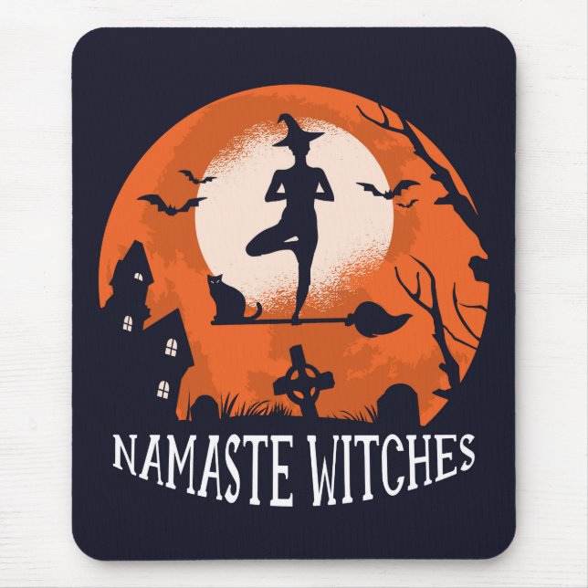 Alfombrilla De Ratón Namaste Witches (Frente)