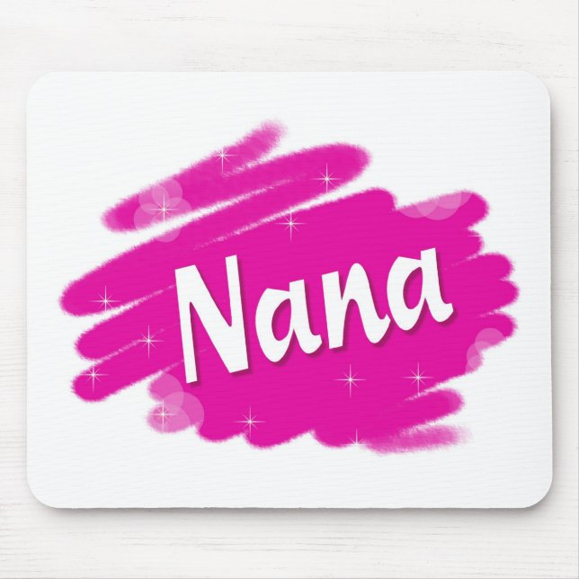 Alfombrilla De Ratón Nana ama a rosa (Frente)