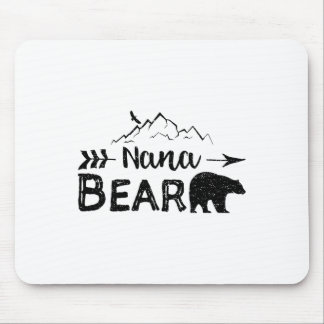 Alfombrilla De Ratón Nana Bear - Acampando