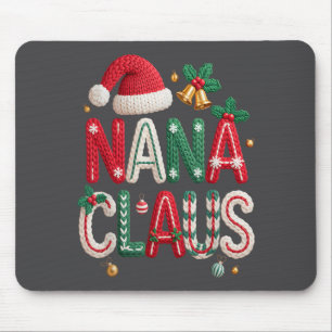 Alfombrilla De Ratón Nana Claus Santa Claus Abuela Familia Igualdad Chr