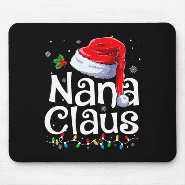 Alfombrilla De Ratón Nana Claus Xmas Santa Mateo Navidades de la Famili (Frente)
