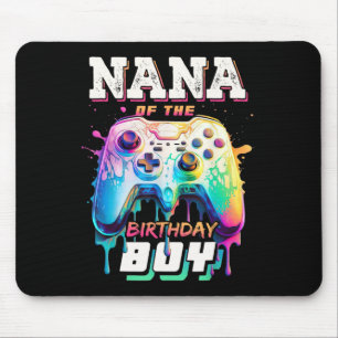 Alfombrilla De Ratón Nana Del Videojuego De Cumpleaños Del Niño