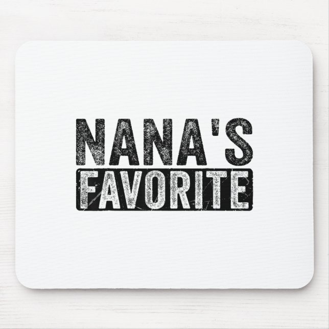 Alfombrilla De Ratón Nana’s Favorite Cute Family Granhild Quote Proud G (Frente)