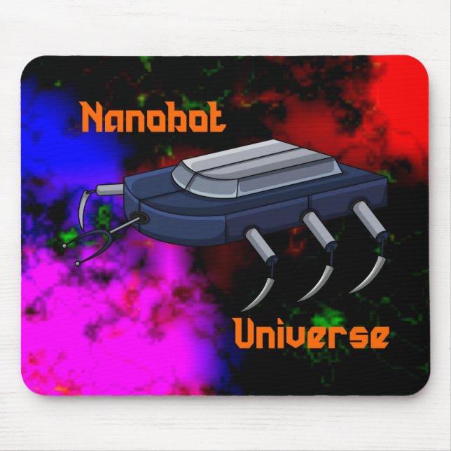 Alfombrilla De Ratón Nanobot Universe (Frente)