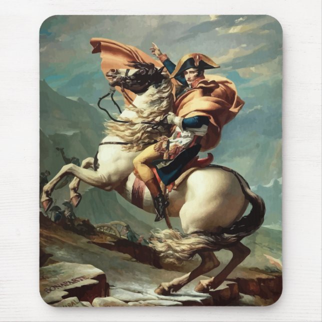 Alfombrilla De Ratón Napoleon Bonaparte a caballo (Frente)
