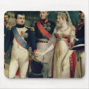 Alfombrilla De Ratón Napoleon Bonaparte que recibe a la reina Louisa