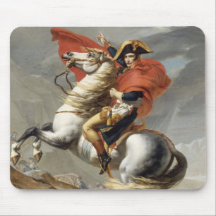 Alfombrilla De Ratón Napoleón cruzando los Alpes - Jacques-Louis David