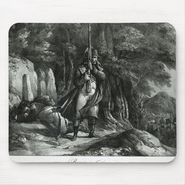 Alfombrilla De Ratón Napoleon en deber de centinela (Frente)