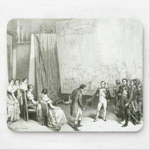 Alfombrilla De Ratón Napoleon I que visita el estudio de David