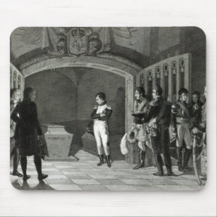 Alfombrilla De Ratón Napoleon Meditating antes de la tumba