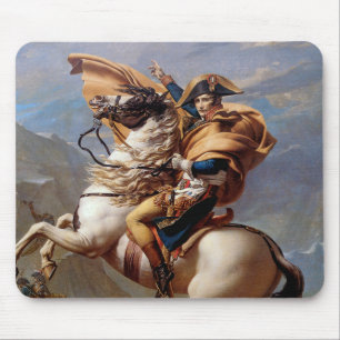Alfombrilla De Ratón Napoleon que cruza las montañas de David