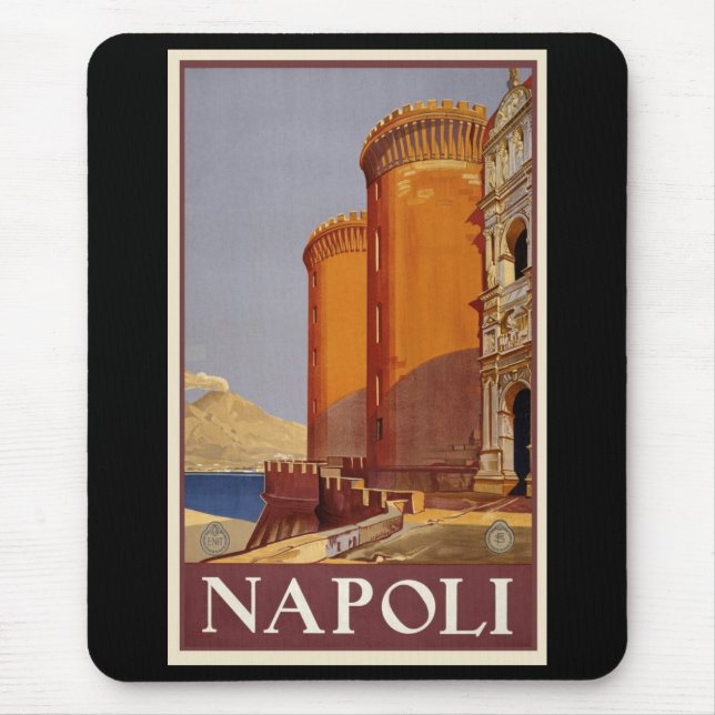Alfombrilla De Ratón Nápoles - Vintage de Napoli (Frente)
