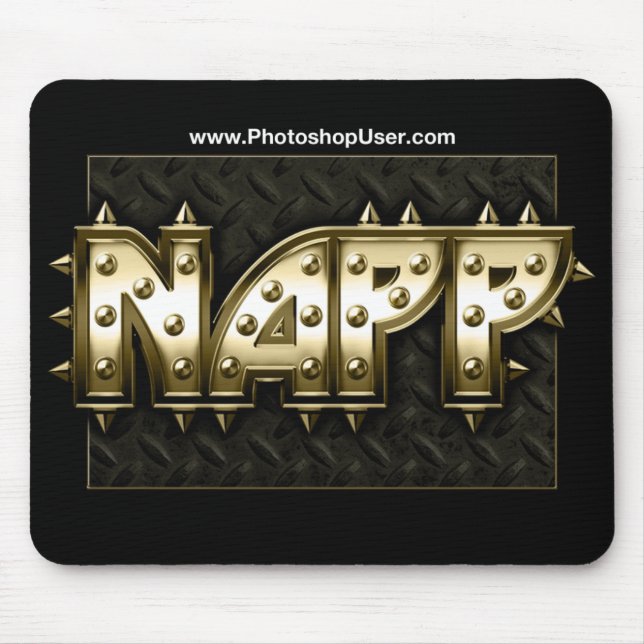 Alfombrilla De Ratón NAPP Mousepad - versión de metales pesados (Frente)