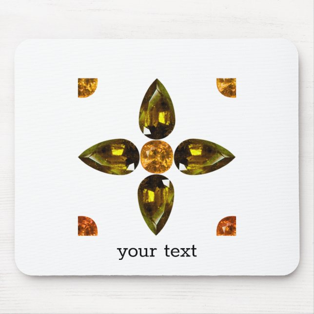 Alfombrilla De Ratón Naranja (Frente)