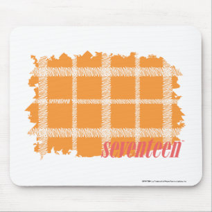 Alfombrilla De Ratón Naranja 3 de la tela escocesa