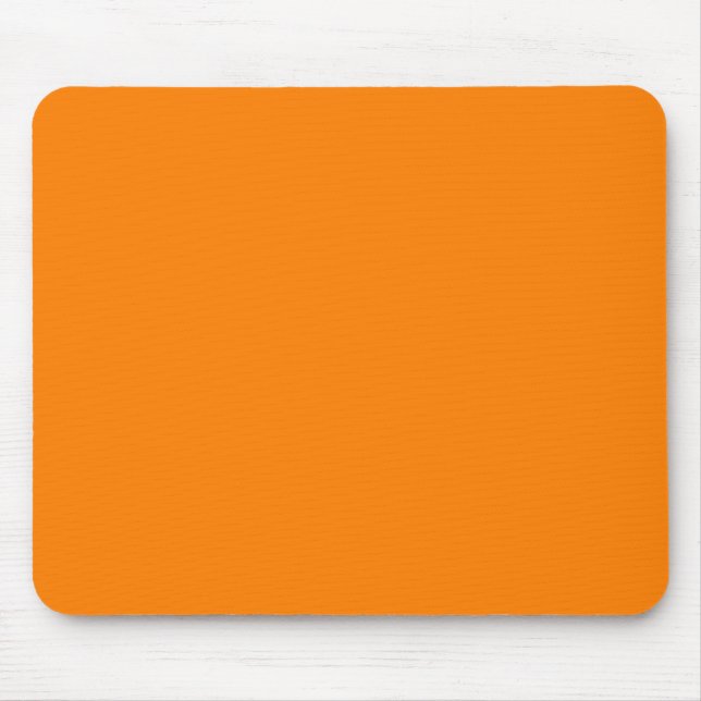 Alfombrilla De Ratón Naranja brillante (Frente)