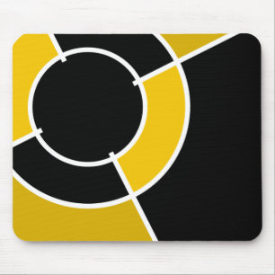 Alfombrilla De Ratón naranja bullseye