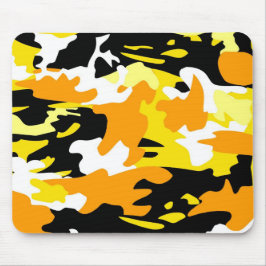 Alfombrilla De Ratón Naranja Camo Mousepad