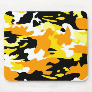 Alfombrilla De Ratón Naranja Camo Mousepad