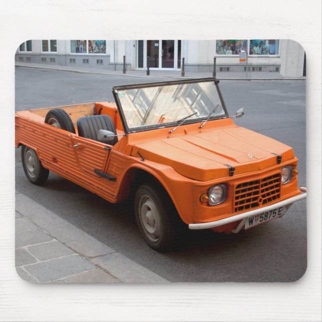 Alfombrilla De Ratón Naranja Citroen Mehari (Frente)