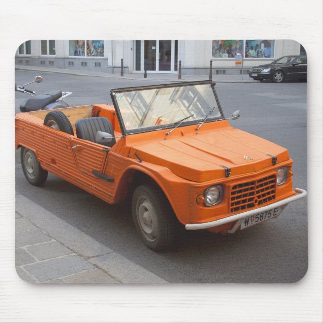 Alfombrilla De Ratón Naranja Citroen Mehari (Frente)