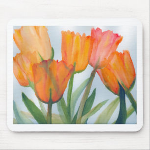 Alfombrilla De Ratón Naranja Citrus Tulips