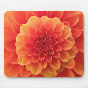 Alfombrilla De Ratón Naranja Dahlia