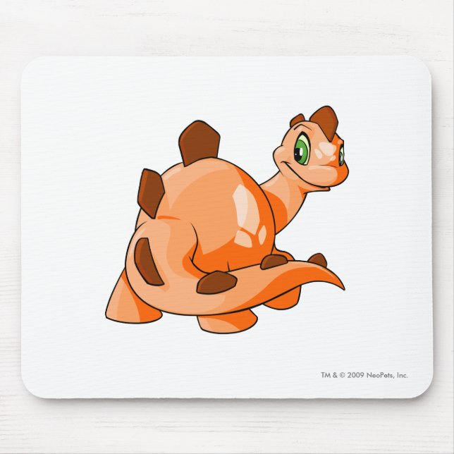 Alfombrilla De Ratón Naranja de Chomby (Frente)