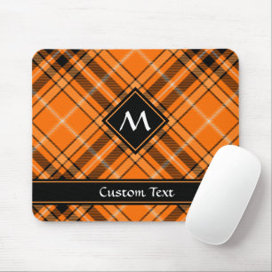 Alfombrilla De Ratón Naranja de Halloween Tartan