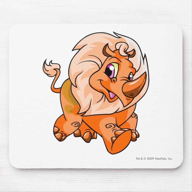 Alfombrilla De Ratón Naranja de Tonu (Frente)