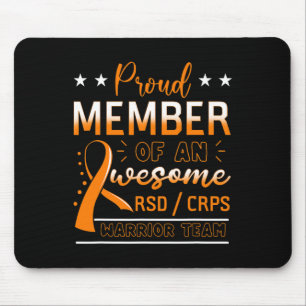 Alfombrilla De Ratón Naranja del equipo de guerreros RSDCRPS Complejo d
